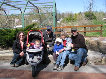 My family at the Peterborough Zoo