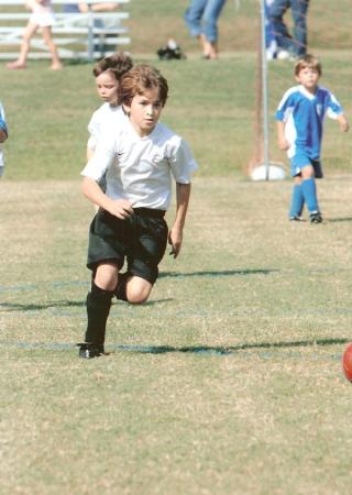 Conner playing soccer - Fall 07