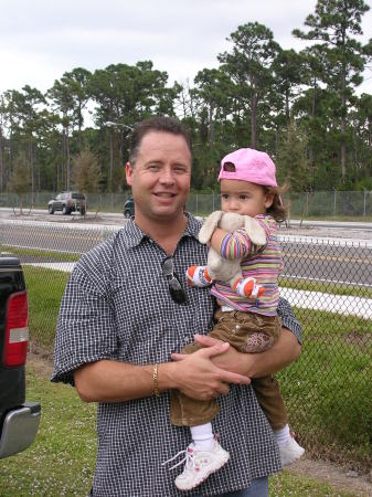 Dad & Jillian (& Bunny) at the Stuart Air Show