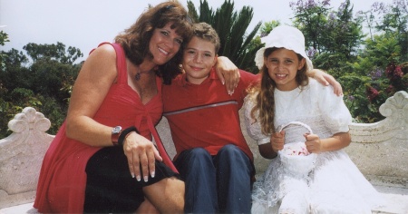 Dylan, Sydney(the flower girl), and myself