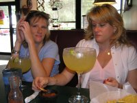 Me and Dee with a huge Margarita