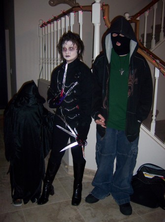 Halloween 2007, my 3 kids