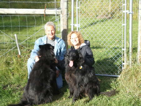 Brian, Sheila and Granddogs