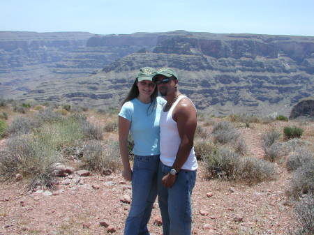 My Husband and I at the Grand Canyon