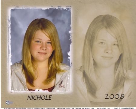 My Daughter  Nicole's 8th Grade Pictures