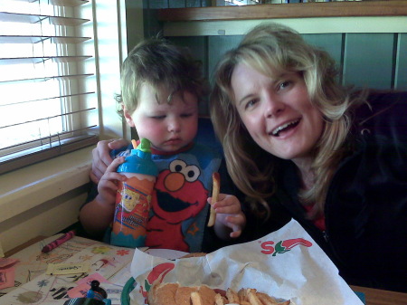 Ben and Mommy (Chilies)