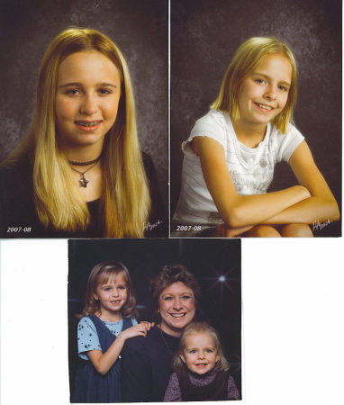 Alyssa & Kayla 2008 & all 3  in 1998