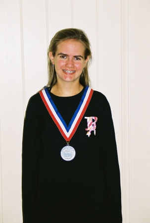 jill and her medal