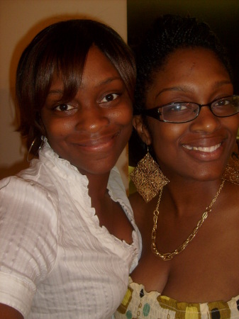 me and my big sister Ashly - my 23rd b-day party