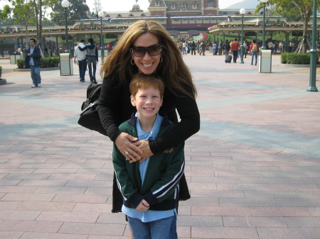 Austin and Mom in Hong Kong (Disney)