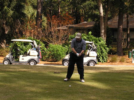 Swinging the clubs in Hilton Head