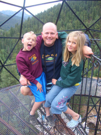 Me and my kids at Bishop Castle, 2007