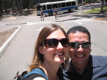 Luis and I last quarter at UCSD!