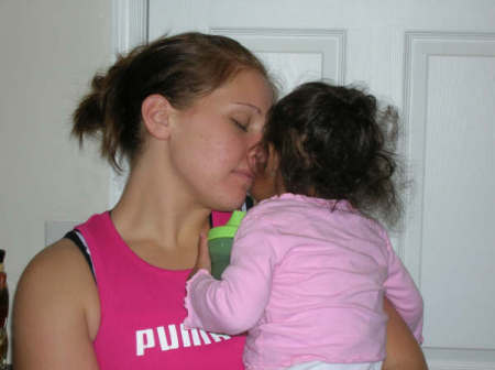 My daughter Elizabeth and my grand-daughter, Saige.