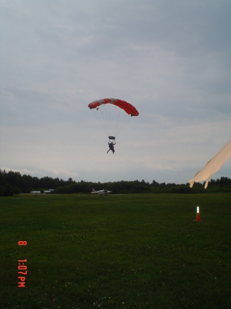 sky diving