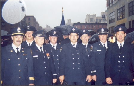 Firefighting Crew in New York City FDNY Memorial October 2002