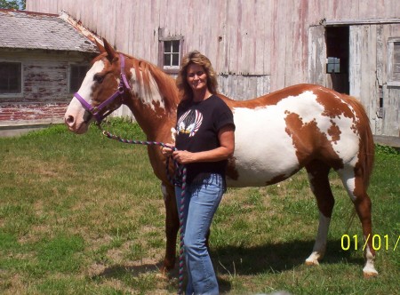 Me and my horse April  july 2007