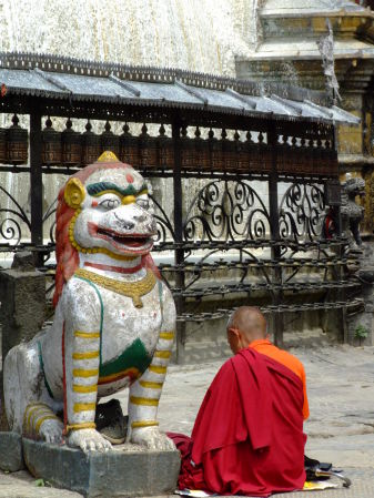 Monk in Kathmandu