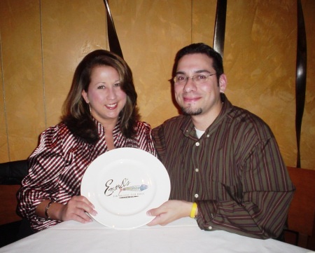My husband, Matt, and I at Emeril's Restuarant at the MGM in Vegas, November 2007