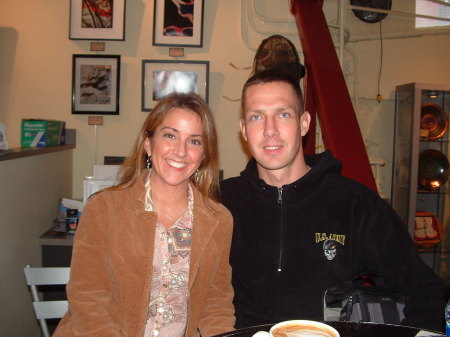 me and my honey having a Latte in Seattle, WA