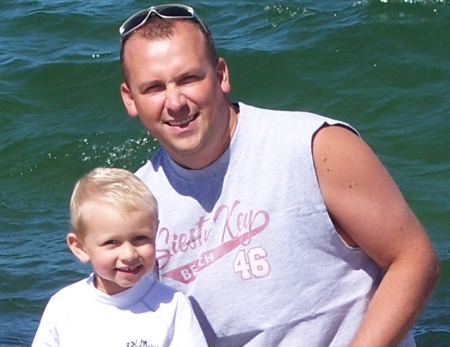 My Son (Kyler) and I last summer