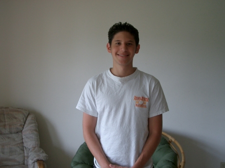 My younger son, June 2006