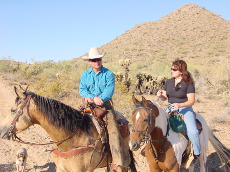 Tessa and I in the Desert