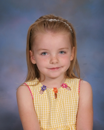 Jessica's kindergarten picture