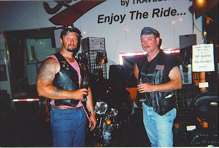 Another night at a biker rally.