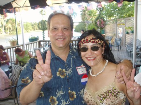 Michael (Ray) and Marta at Fundraiser