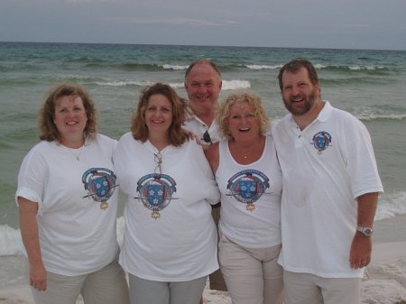 Fort Walton Beach with mom and sisters.