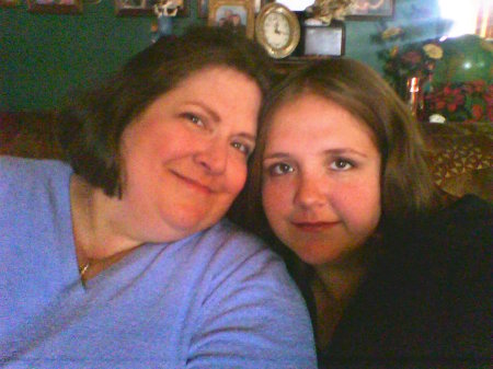 Mom and me Christmas 2005