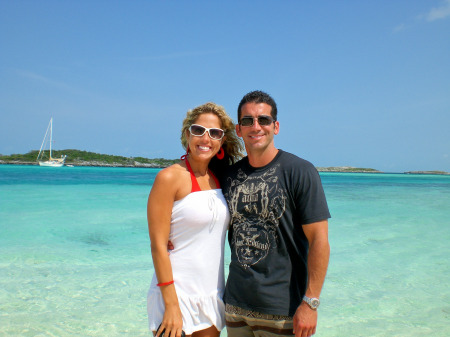 Brandy and I in the Bahamas