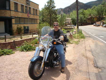 Me on a Colorado bike trip
