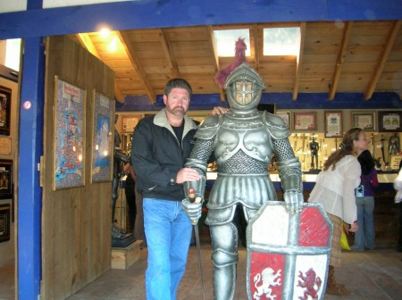 With Knights Armour