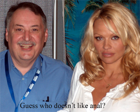 Me and Pam Anderson.