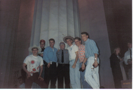 The guys at Lincoln Memorial