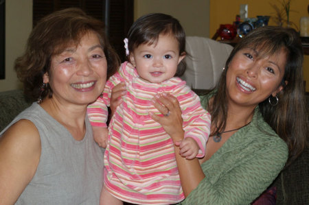 Three generations of Diaz gals