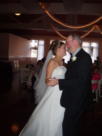 Doug Meyers and our daughter Mandi at her wedding 4/20/07