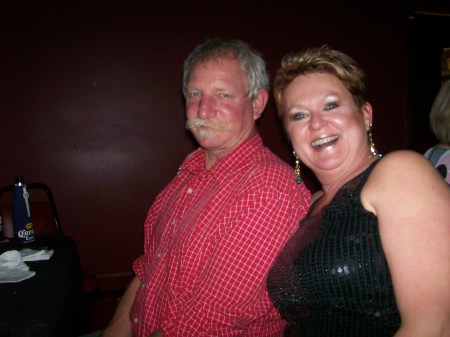 Me and hubby partying at Green's Supper Club