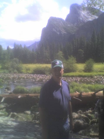 My husband, John, on our trip to Yosemite, 2007