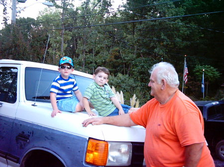 Ken, and  our two grandsons Bryson and Hayden