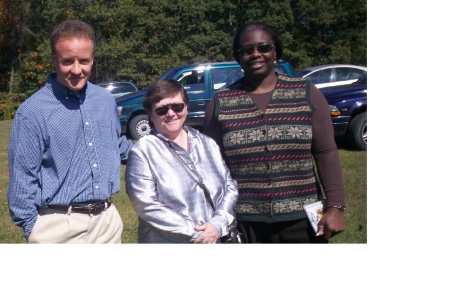 Steve, Mom and by best friend Tanya at Joey's baptism