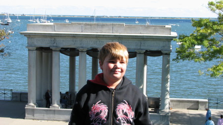 Billy visits Plymouth Rock