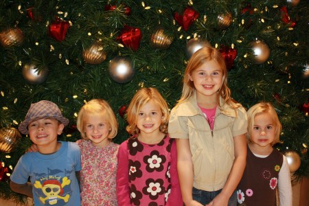 All of my grandkids Christmas 2009