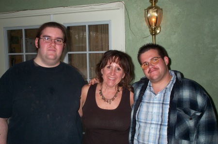 My two boys and I.  Jerret & Brandon