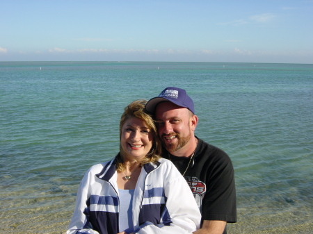 my beautiful wife vici and me in key west
