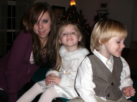 My three children Christmas 2007