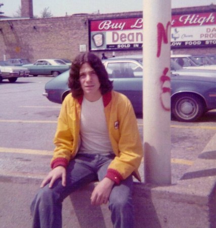 sitting in the High Low parking lot 1973