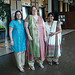 Adine, Myself, and Shikha outside Hotel in Mumbai